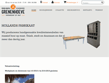 Tablet Screenshot of meubelmakerij-grenenhoeve.nl